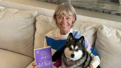 Dr. Rebecca Chopp '74 with Dog